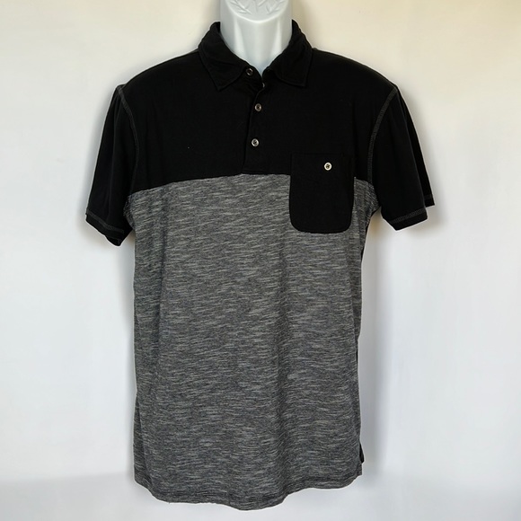 Truth.Substance Large Black/Grey Polo - Picture 1 of 11